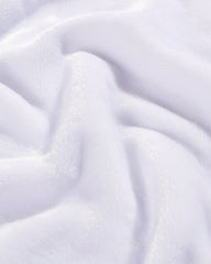 Solid King Fleece Blanket - White