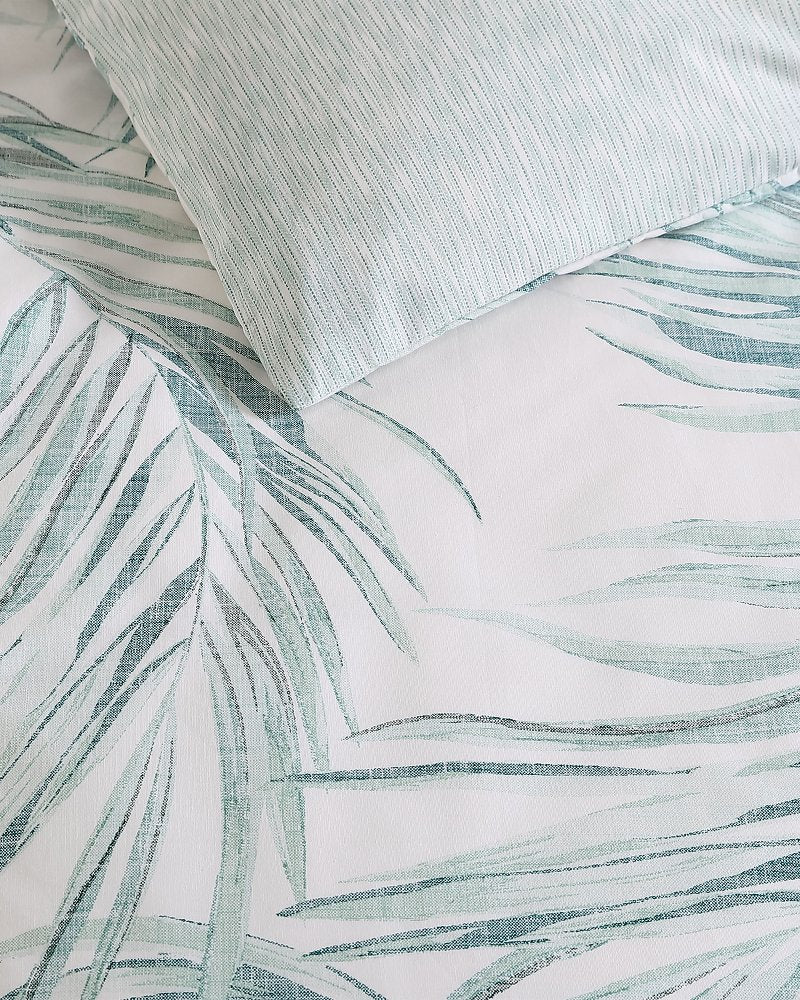Canyon Palms 3-Piece King Duvet Cover Set - Green