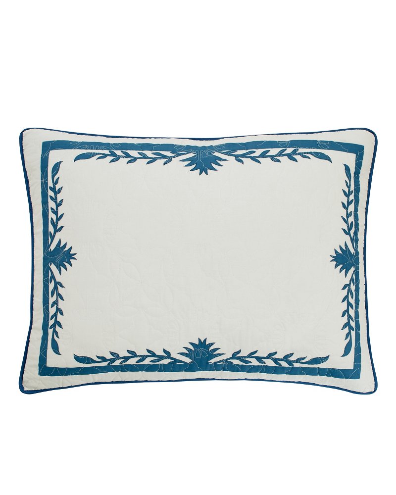 Aloha Pineapple King Sham - Blue