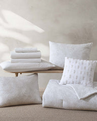 Art Of Palms 8-Piece King Comforter Set - Beige