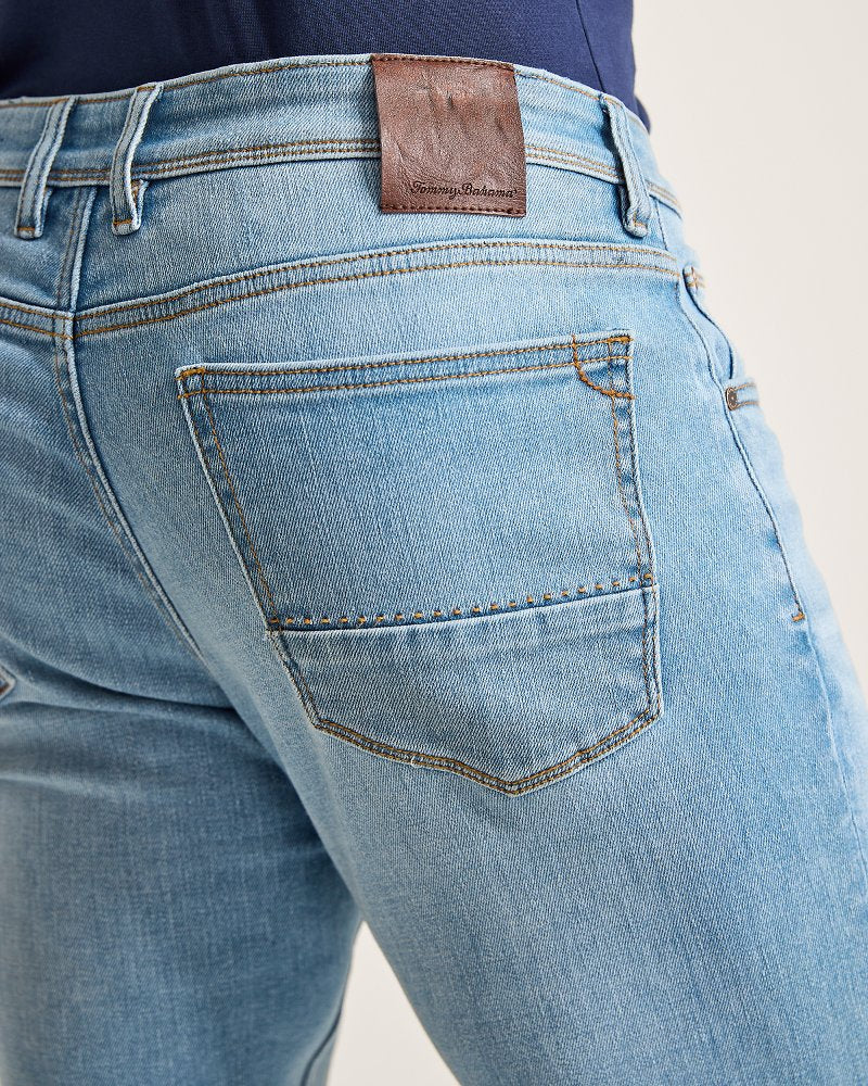 Indigo Palms Jeans - Light Indigo Wash
