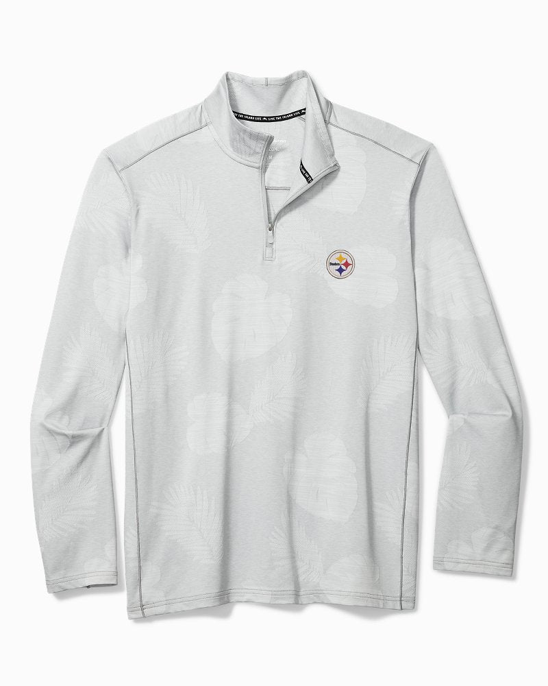NFL Delray Frond Half-Zip IslandZone Sweatshirt - pittsburgh_steelers
