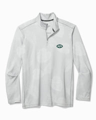 NFL Delray Frond Half-Zip IslandZone Sweatshirt - ny_jets
