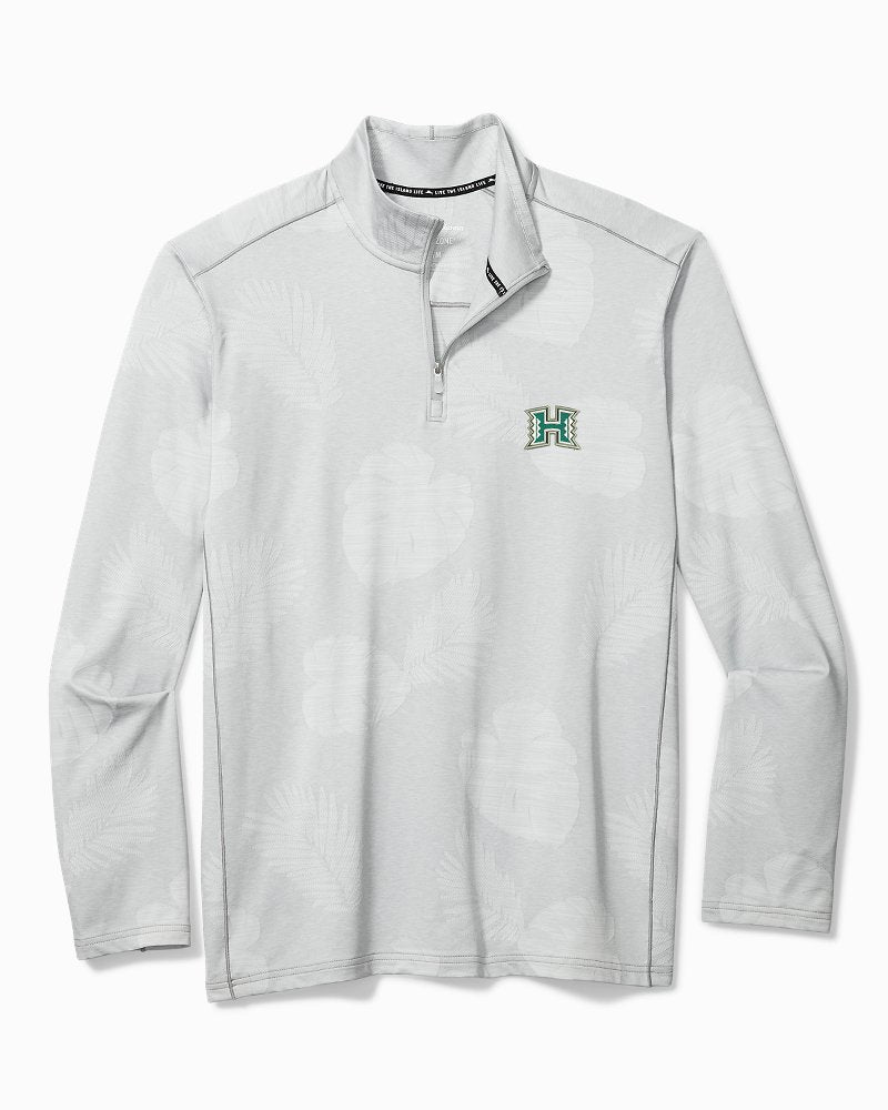 Collegiate Delray Frond Half-Zip IslandZone Sweatshirt - Hawaii
