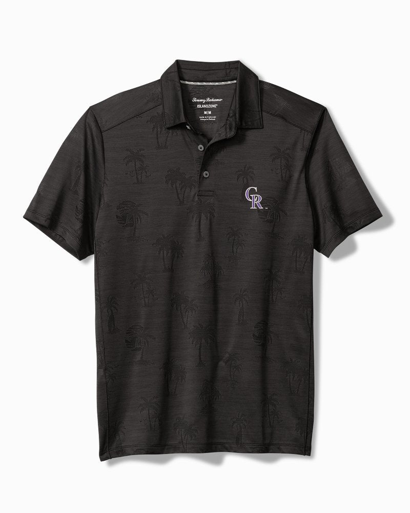 MLB Palm Coast Palmera IslandZone Polo - colorado_rockies