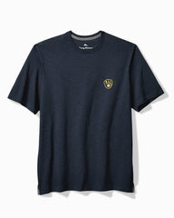 MLB Bali Beach Short-Sleeve Crew Shirt - milwaukee_brewers