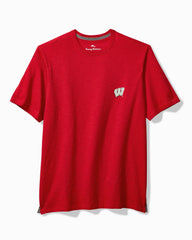 Collegiate Bali Beach Crew T-Shirt - wisconsin