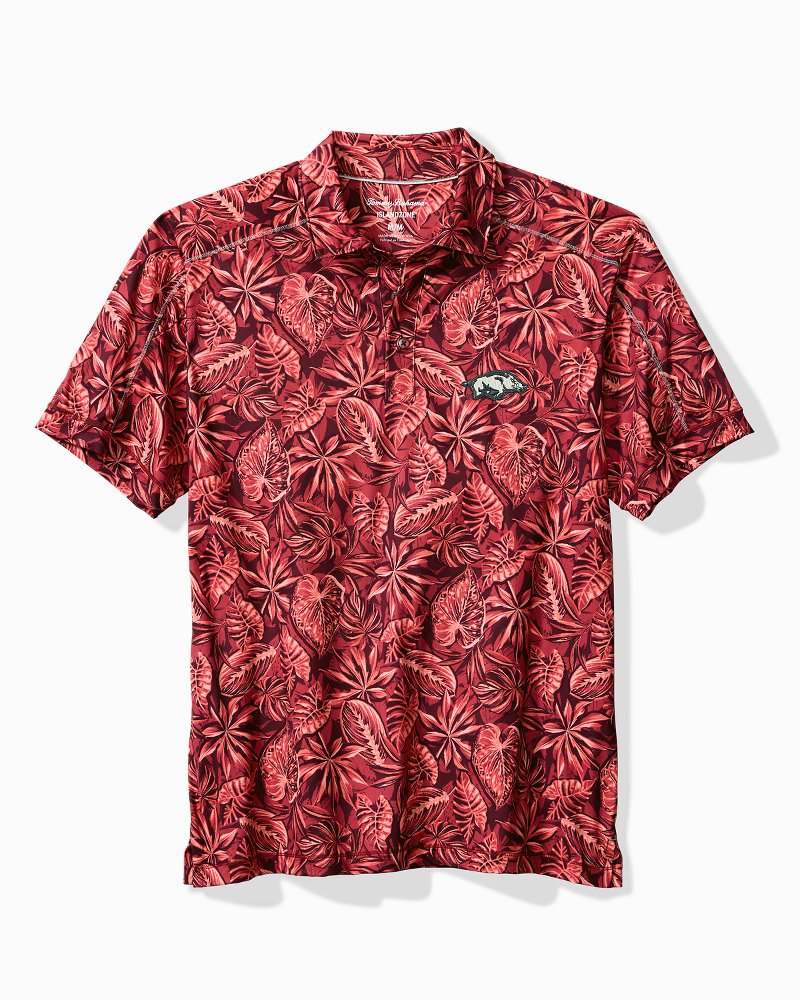 Collegiate Tropical Score IslandZone Polo - Arkansas