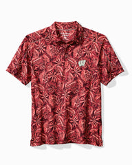 Collegiate Tropical Score IslandZone Polo - wisconsin