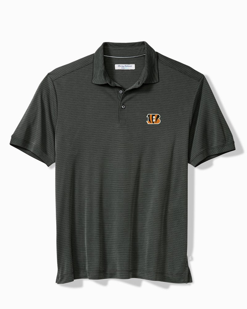 NFL Bay Stripe IslandZone Polo - cincinnati_bengals