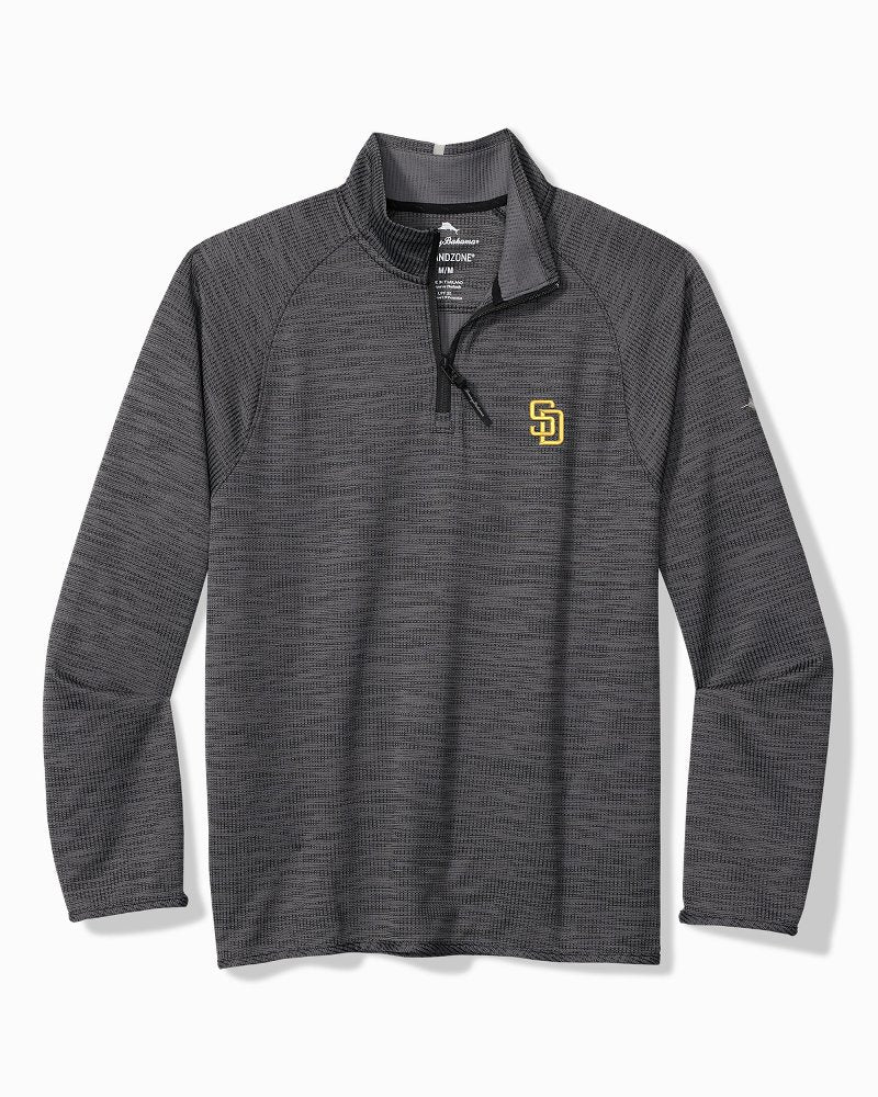 MLB Palm Pro Half-Zip IslandZone Sweatshirt - san_diego_padres