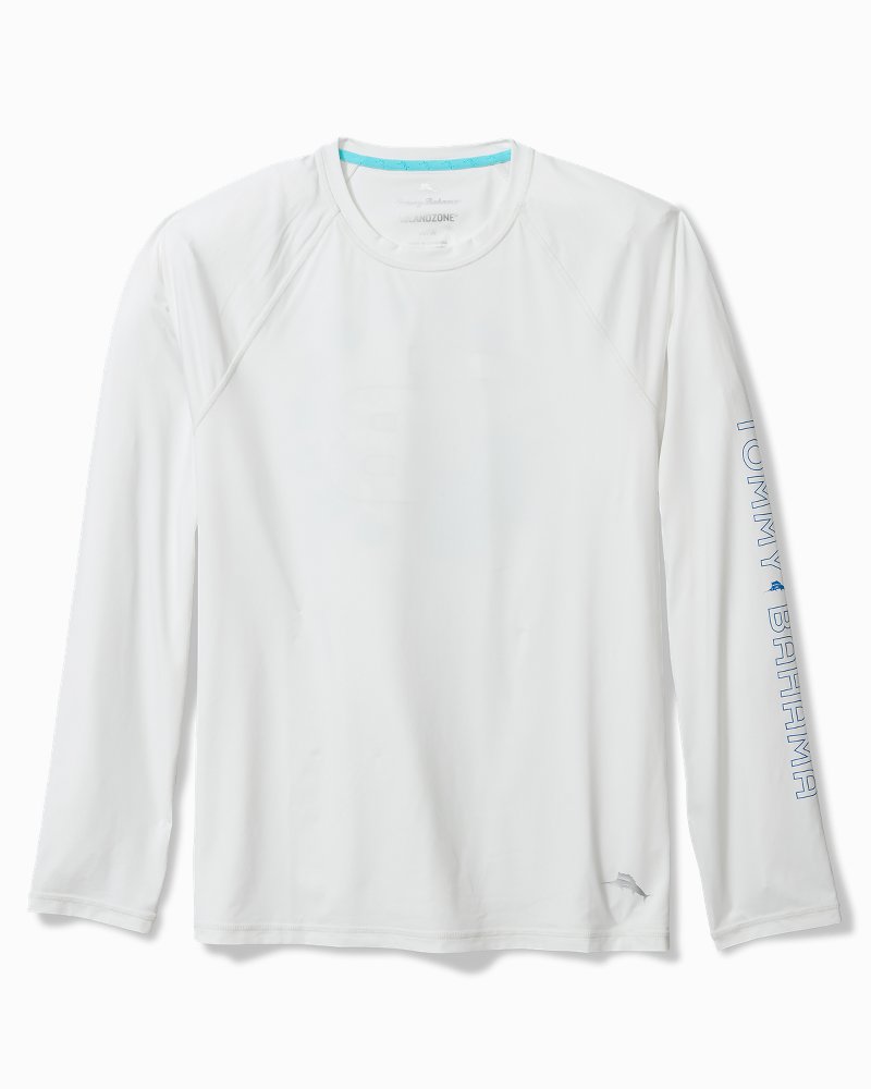Chill Time Tropics IslandZone Rash Guard - White