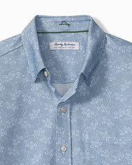 San Lucio Lotus Stretch Knit Shirt - Stellar Sapphire