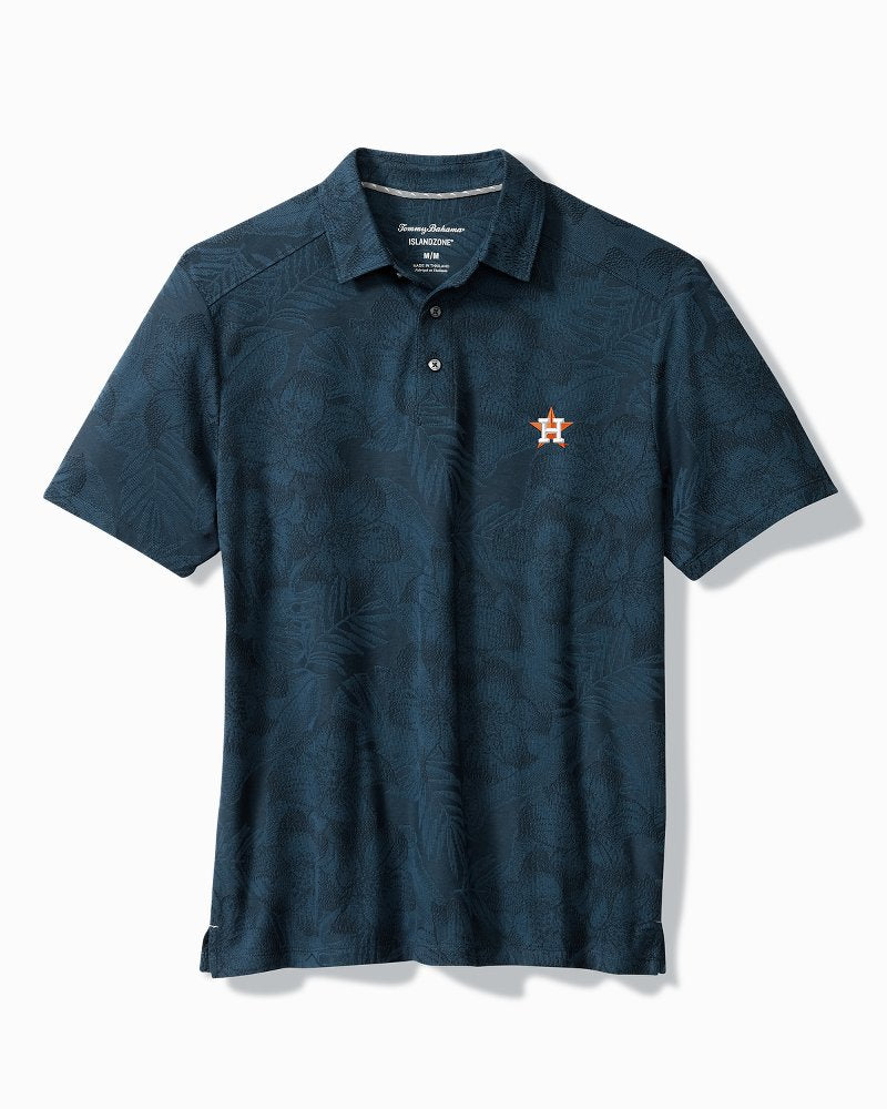MLB Palm Fresco Hibiscus IslandZone Polo - houston_astros