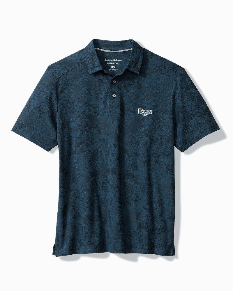 MLB Palm Fresco Hibiscus IslandZone Polo - tampa_bay_rays
