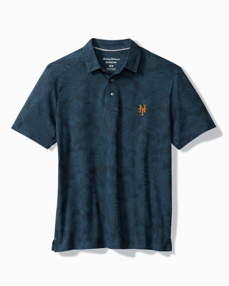 MLB Palm Fresco Hibiscus IslandZone Polo - new_york_mets