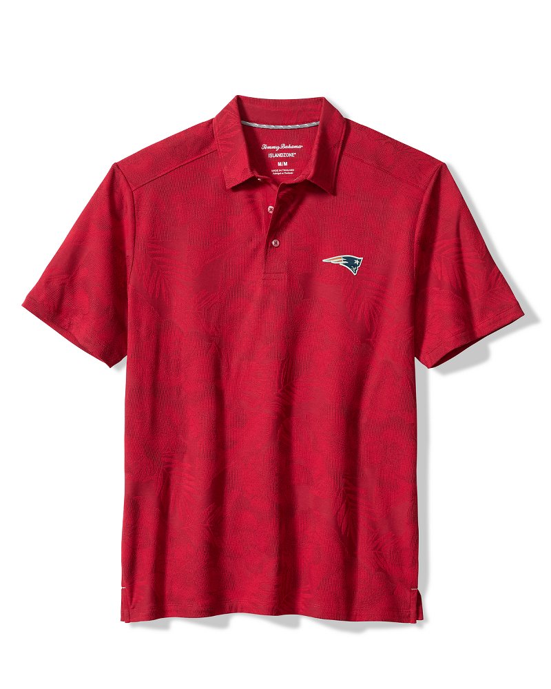 NFL Palm Fresco Hibiscus IslandZone Polo - new_england_patriots