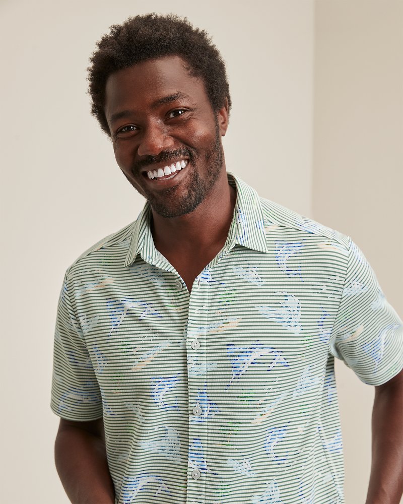 Costa Wave Del Marlin IslandZone Camp Shirt - Tropical Fern
