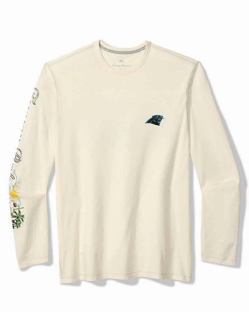 NFL Seaside Snap Long-Sleeve Lux T-Shirt - carolina_panthers