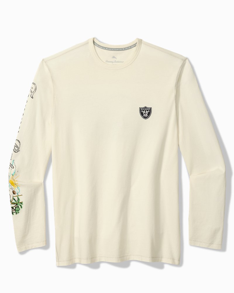 NFL Seaside Snap Long-Sleeve Lux T-Shirt - las_vegas_raiders