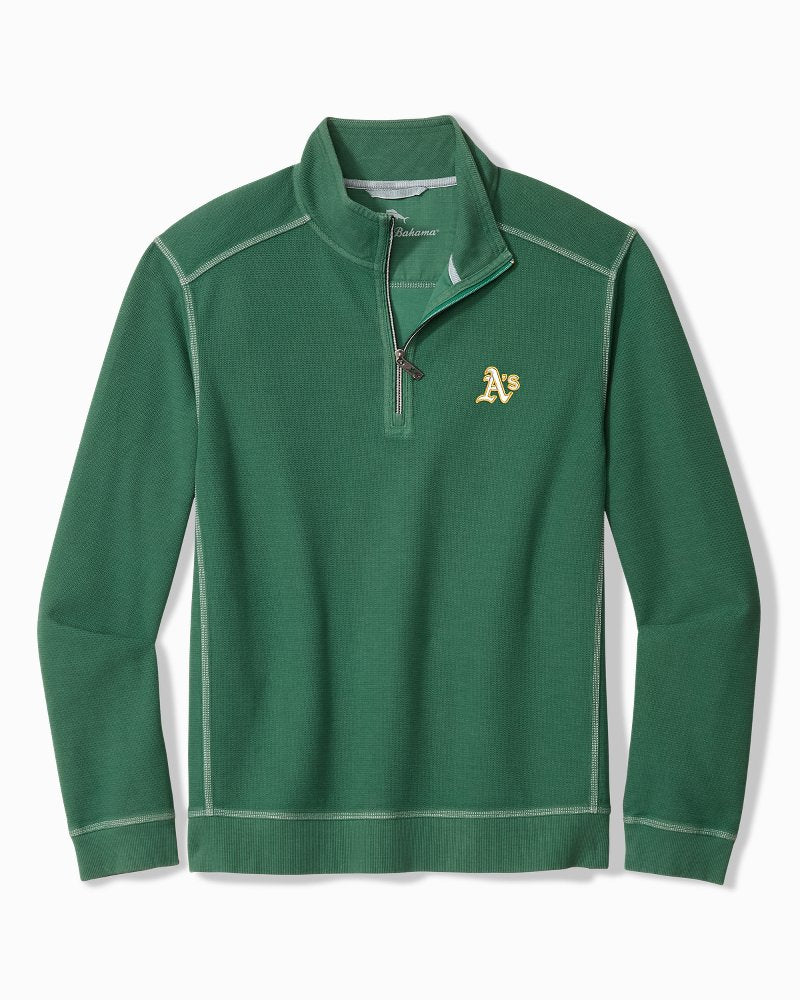 MLB Montego Beach Half-Zip Sweatshirt - athletics