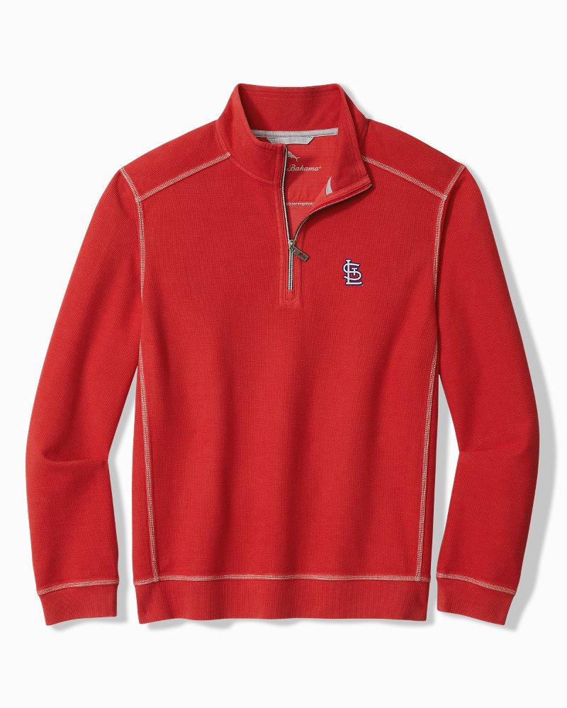 MLB Montego Beach Half-Zip Sweatshirt - st_louis_cardinals