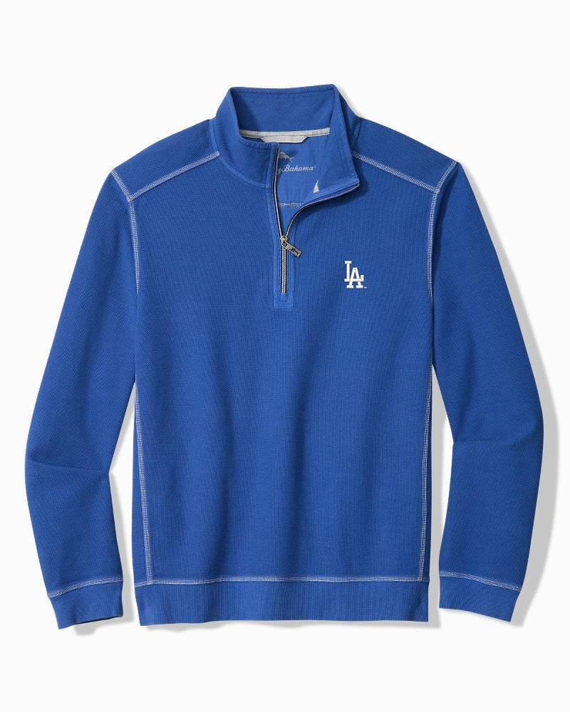 MLB Montego Beach Half-Zip Sweatshirt - los_angeles_dodgers