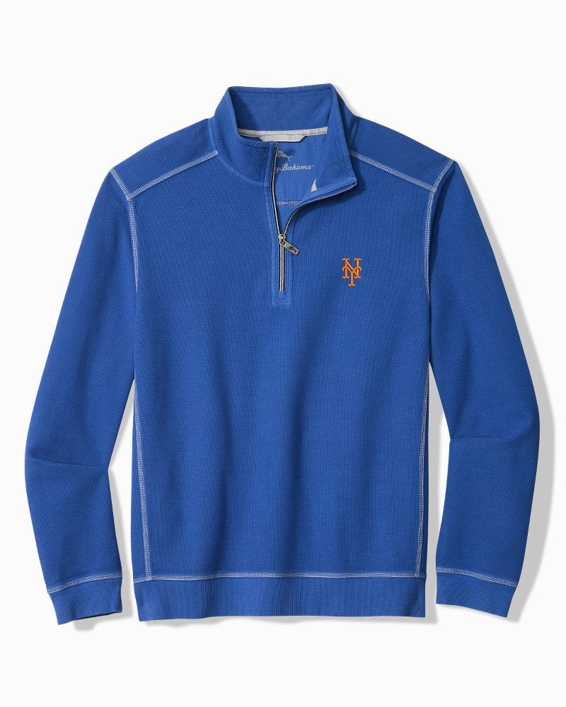 MLB Montego Beach Half-Zip Sweatshirt - new_york_mets