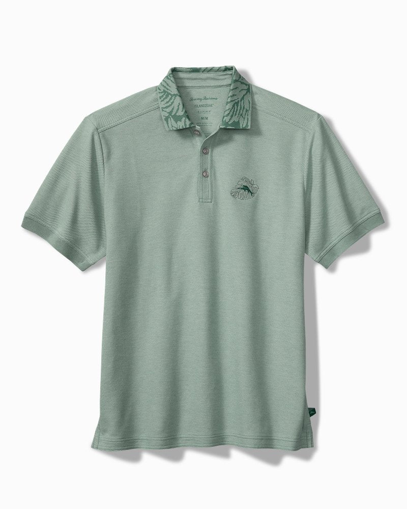 Emfielder Palms IslandZone Polo - Aquifer Heather