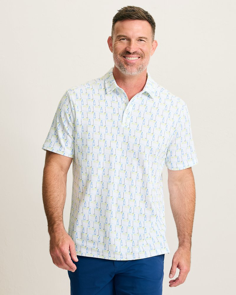 Emfielder Caddies &amp; Cocktails IslandZone Polo - White