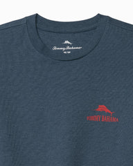 Rum, White &amp; Brew Graphic T-Shirt - Navy Heather