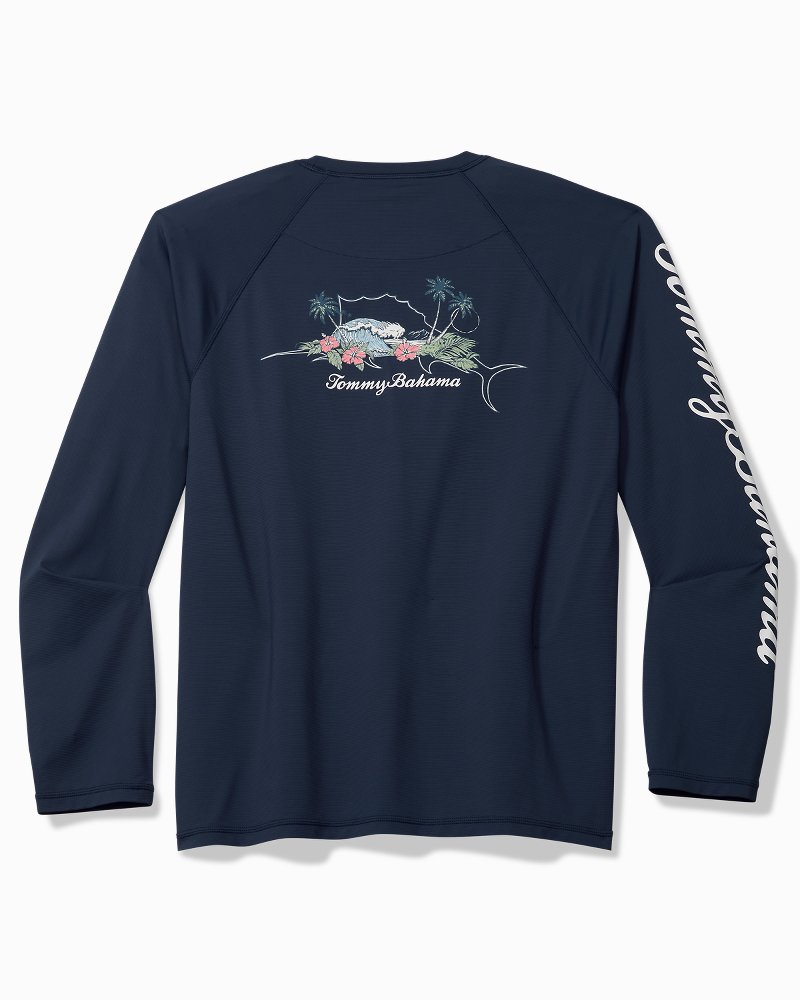 Chill Time Bay IslandZone Long-Sleeve Rash Guard - Maritime