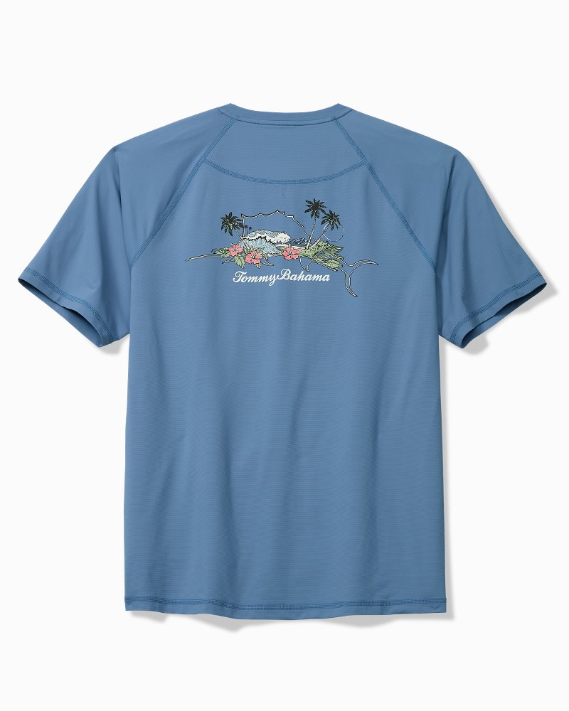 Chill Time Bay IslandZone Short-Sleeve Rash Guard - Infinity Sky