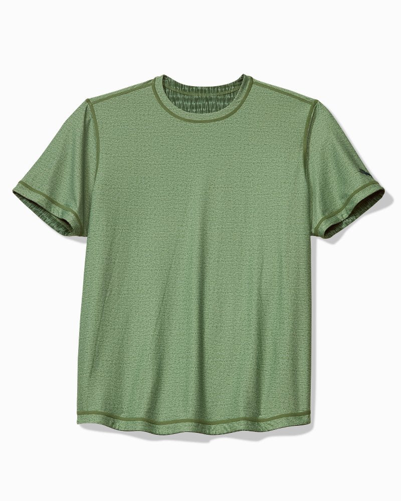 Wave Break Reversible Crew IslandZone T-Shirt - Cucumber Green