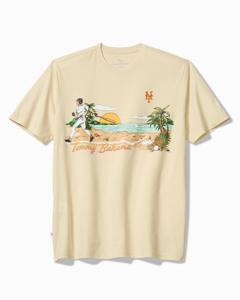 MLB Sunset Slugger Graphic T-Shirt - new_york_mets