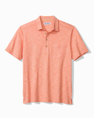 San Lucio Tides Stretch Knit Polo - Light Serape
