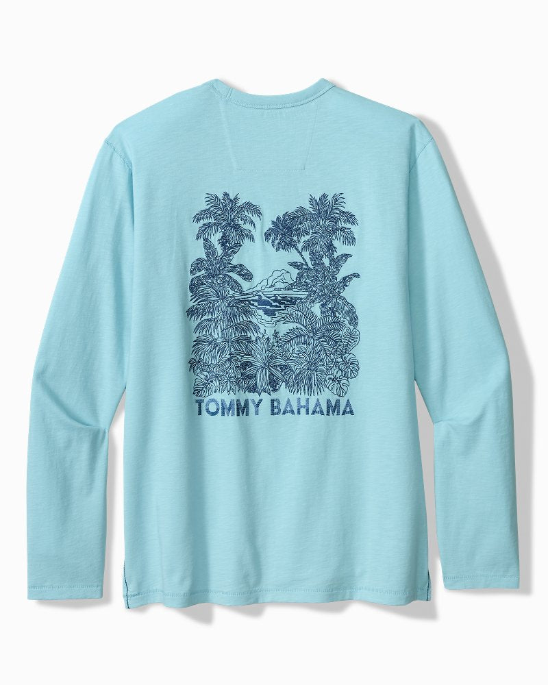 Azul Cove Long-Sleeve Lux T-Shirt - Robins Egg Blue