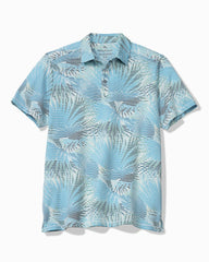 Costa Wave Fiore Fronds IslandZone Polo - Saxony Blue