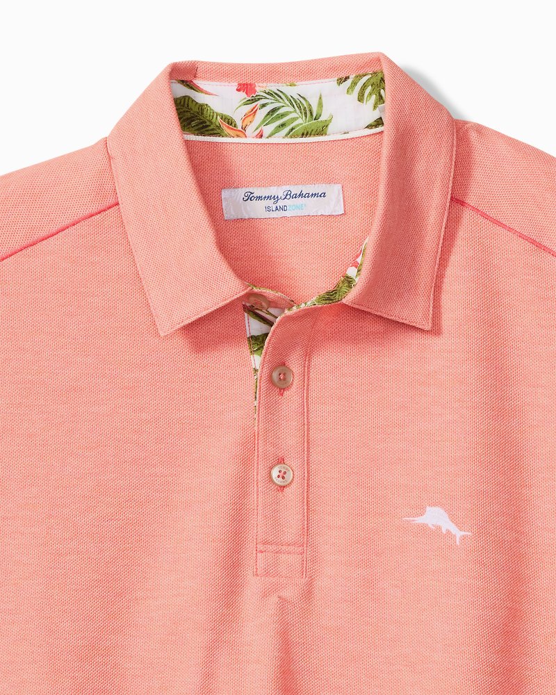 Wild Grove Five O'Clock IslandZone Polo - Fusion Heather