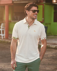 Wild Grove Five O'Clock IslandZone Polo - Lychee Heather