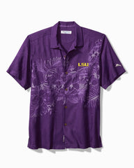 Collegiate Game Day Lei IslandZone Camp Shirt - LSU