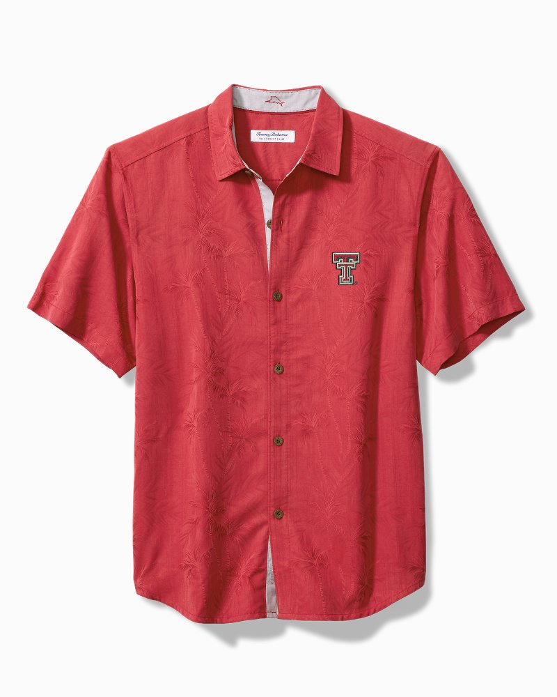 Collegiate Coconut Point Palm Vista IslandZone Camp Shirt - texas_tech