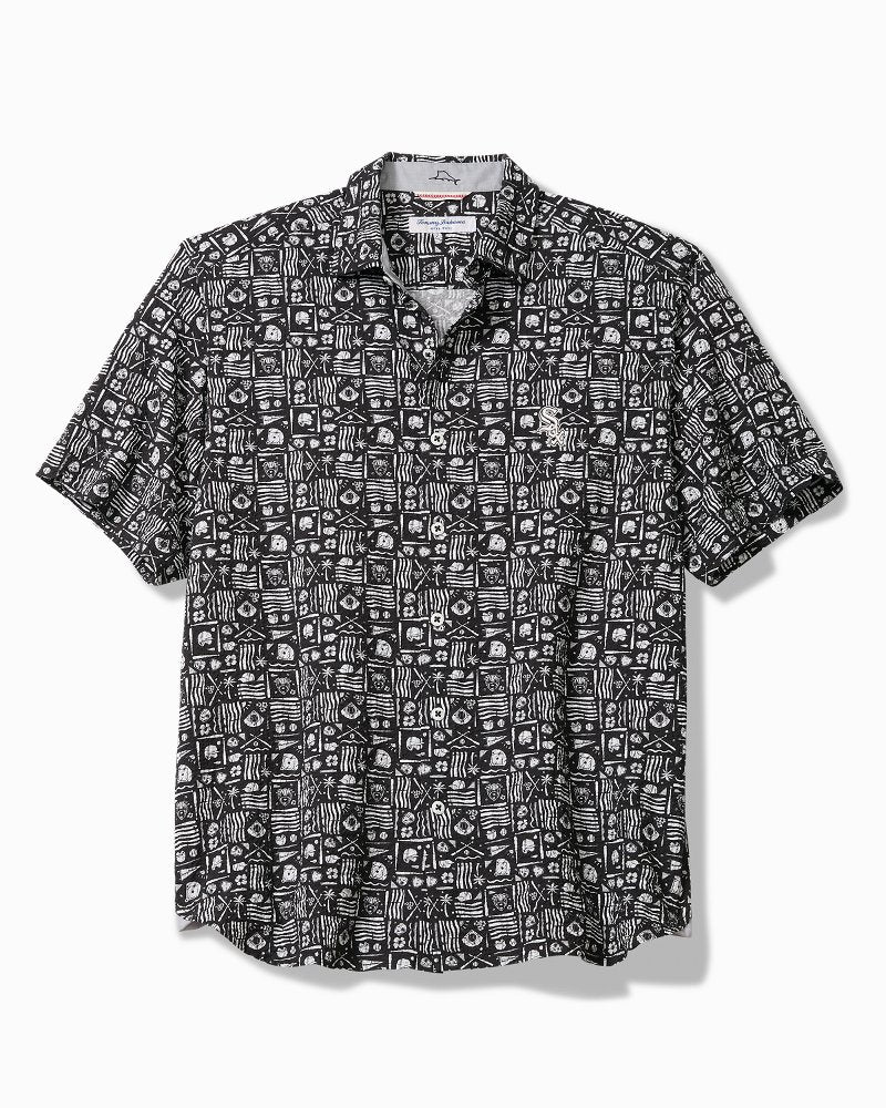 MLB Nova Wave Ballpark Batik Cotton-Blend Shirt - chicago_white_sox