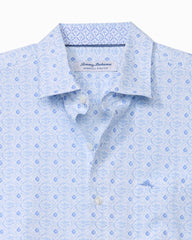 Sarasota Stretch Island Medallion IslandZone Shirt - Blue Lapis