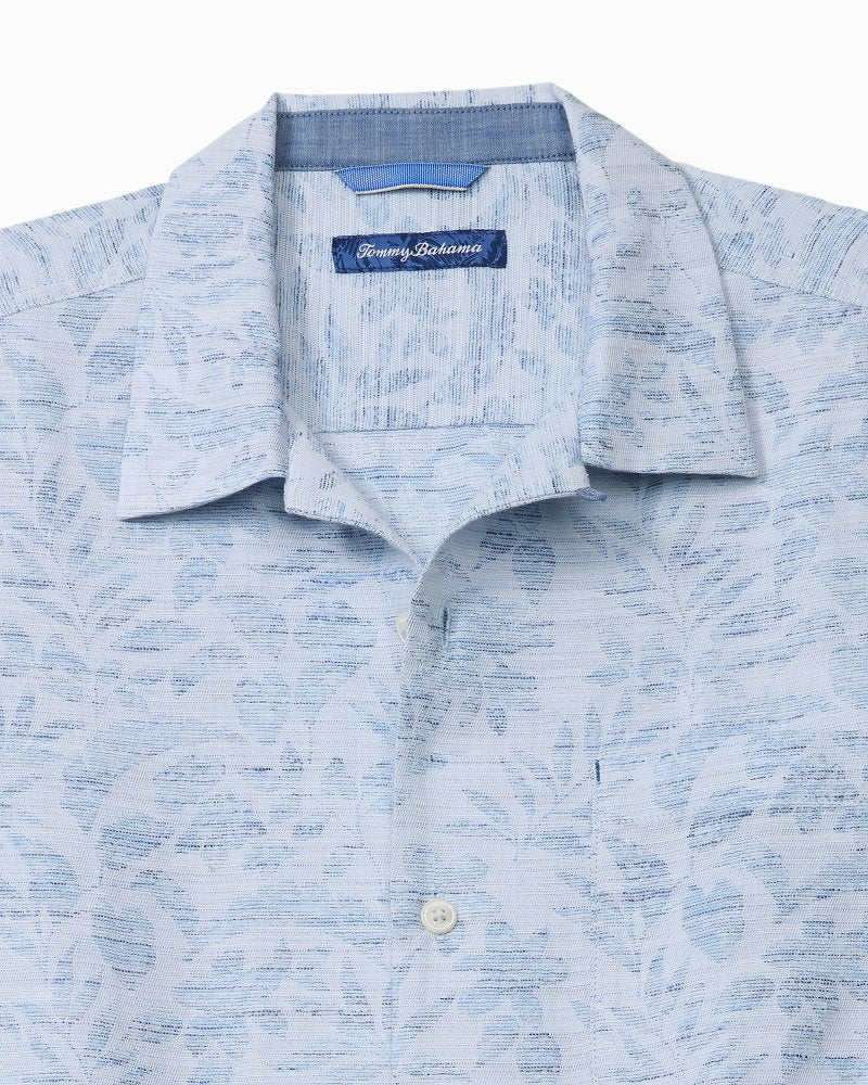 Torres Gardens Cotton-Blend Camp Shirt - Deep Space