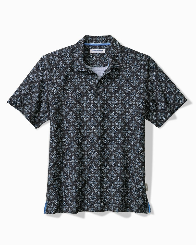 Bahama Coast Piña Islands IslandZone Polo - Iced Slate