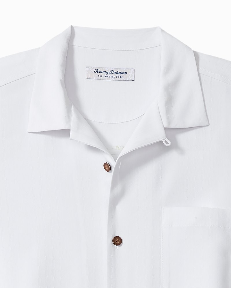 Coastal Ease Designated Driver IslandZone Camp Shirt - White