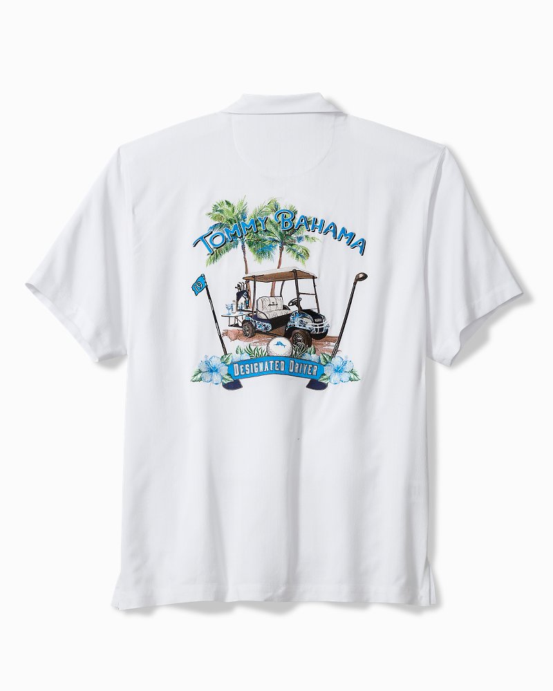 Coastal Ease Designated Driver IslandZone Camp Shirt - White