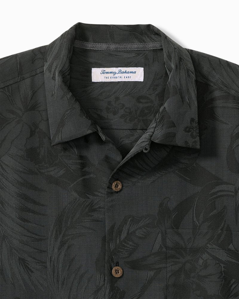 Coastal Ease Botanic Loom IslandZone Camp Shirt - Black