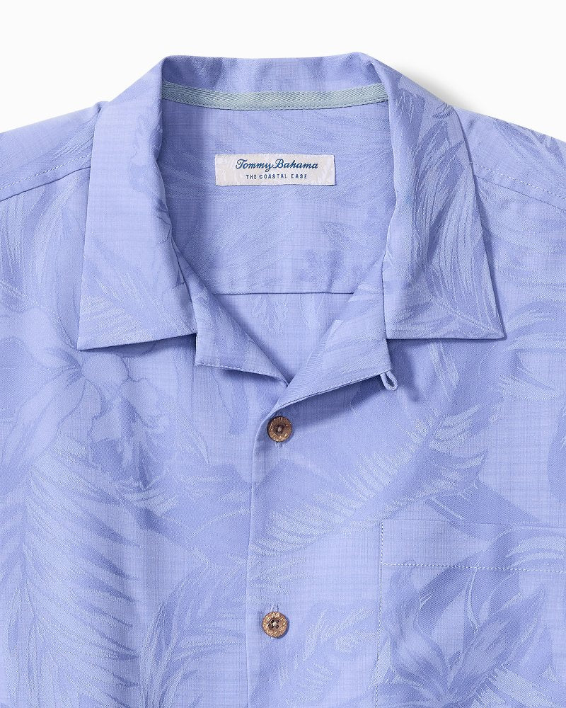 Coastal Ease Botanic Loom IslandZone Camp Shirt - Ritzy Purple